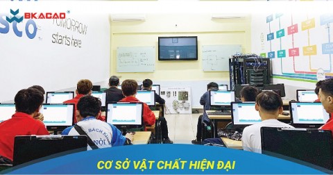 Cơ sở vật chất hiện đại phục vụ tốt nhất cho nhu cầu học tập của sinh viên