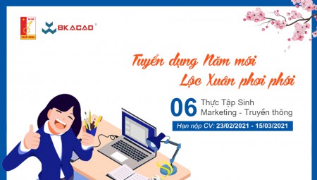 TUYỂN DỤNG THỰC TẬP SINH FULL TIME /PART TIME MARKETING